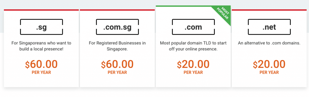 domain cost singapore